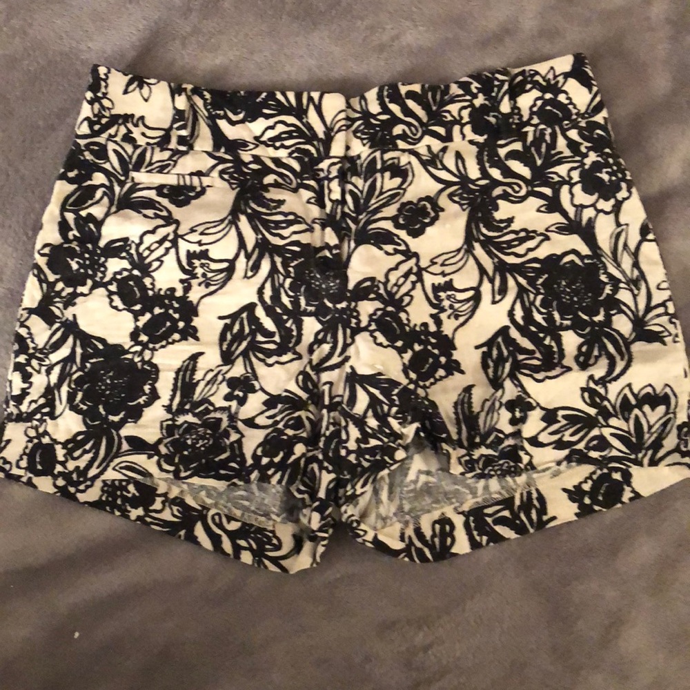 LOFT floral shorts size 4